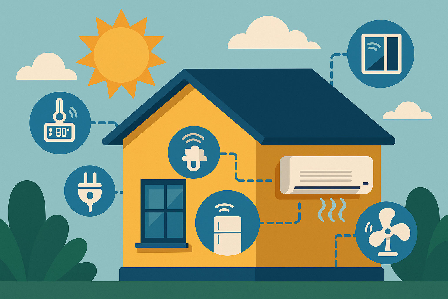 Casas inteligentes: así se enfrían solas (y ahorran energía)