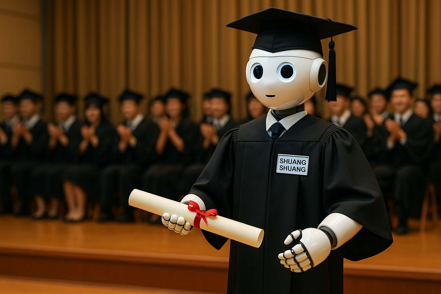 Shuang Shuang, el robot que se graduó de secundaria en China: ¿broma viral o estrategia nacional?