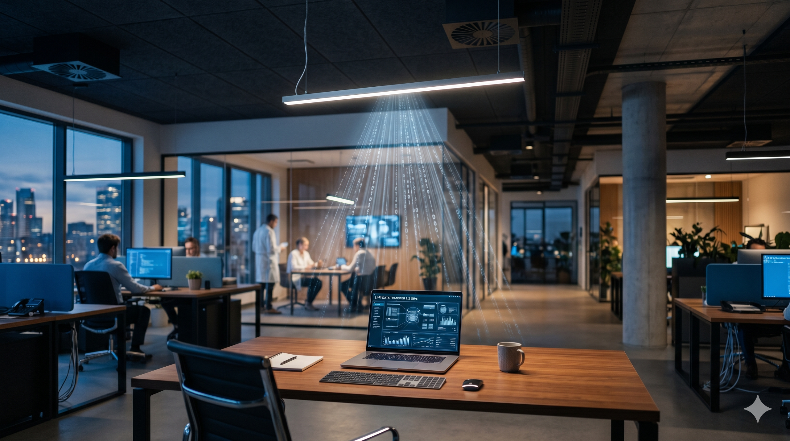 El día que la luz apagó al Wi-Fi: el Li-Fi inicia su despliegue comercial real