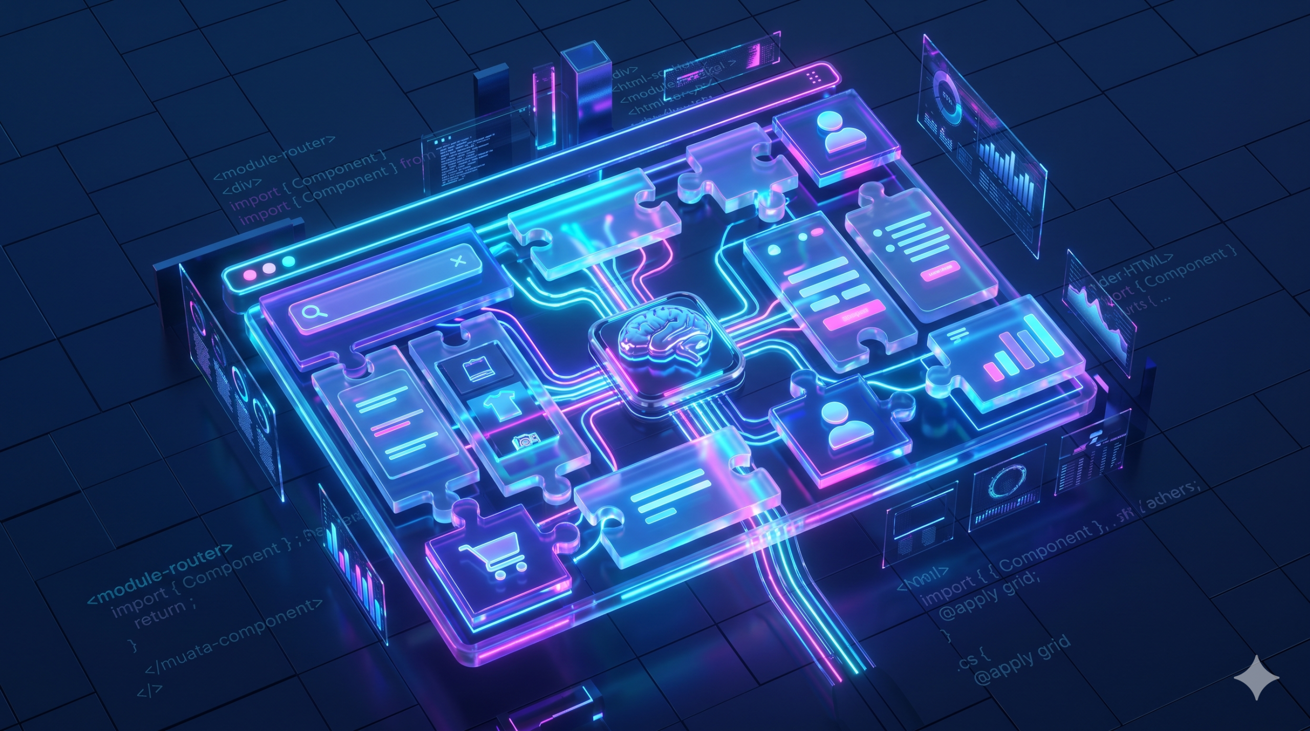 El futuro del desarrollo web: Micro-frontends orquestados por IA en tiempo real